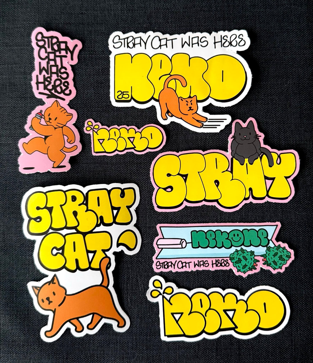 STRAY CAT sticker pack
